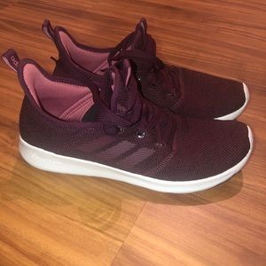 Burgundy/Maroon Adidas Sneakers